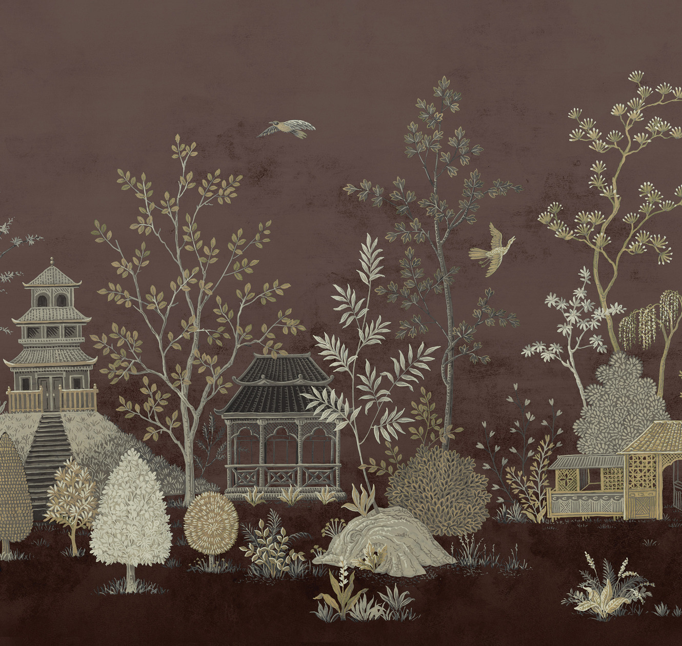 Панно Loymina Панорама Сад уединения PNR6 010 3×1 Панно Loymina Панорама Сад уединения PNR6 010 3×1